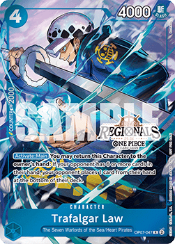 Trafalgar Law (OP07-047) (V.1) UP Trafalgar Law (OP07-047) Boosterfrisch Englisch