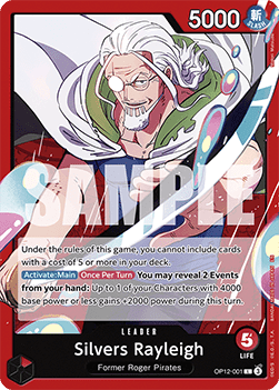 Silvers Rayleigh (OP12-001) (V.1) OP12 Leader Boosterfrisch Englisch