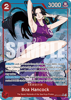 Boa Hancock (OP12-014) (V.2) OP12 Alternate Art Boosterfrisch Englisch