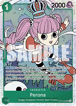 Perona (OP12-034) (V.1) OP12 Perona (OP12-034) Boosterfrisch Englisch