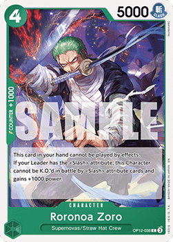 Roronoa Zoro (OP12-036) OP12 Common Boosterfrisch Englisch