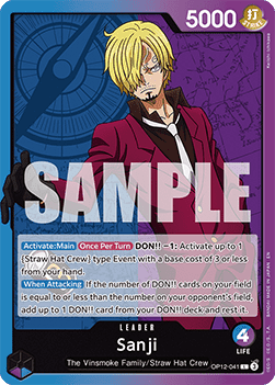 Sanji (OP12-041) (V.1) OP12 Leader Boosterfrisch Englisch