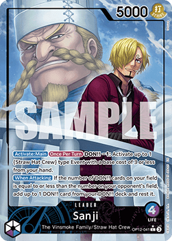 Sanji (OP12-041) (V.2) OP12 Alternate Art Boosterfrisch Englisch