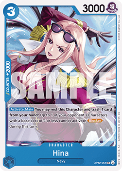 Hina (OP12-051) OP12 Uncommon Boosterfrisch Englisch