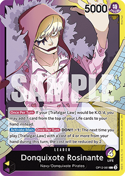 Donquixote Rosinante (OP12-061) (V.1) OP12 Leader Boosterfrisch Englisch