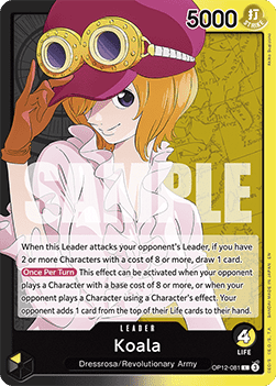 Koala (OP12-081) (V.1) OP12 Leader Boosterfrisch Englisch