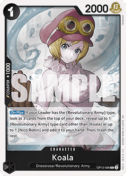 Koala (OP12-086) (V.1) OP12 Rare Boosterfrisch Englisch