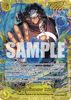 Bartholomew Kuma (OP12-119) (V.1) OP12 Secret Rare Boosterfrisch Englisch