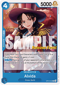 Alvida (OP12-042) OP12P Common Near Mint Englisch