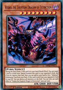 Veidos der Eruptionsdrache der Auslöschung MP25-DE175 Ultra Rare Near Mint Deutsch 1. Auflage
