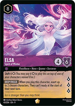 Elsa - Magie des Winters 9FAB-43 Legendary Boosterfrisch Deutsch