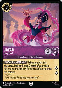 Dschafar - Lampendieb 9FAB-59 Uncommon Boosterfrisch Deutsch Foil