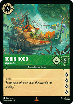 Robin Hood - Tagträumer 9FAB-70 Rare Boosterfrisch Deutsch Foil