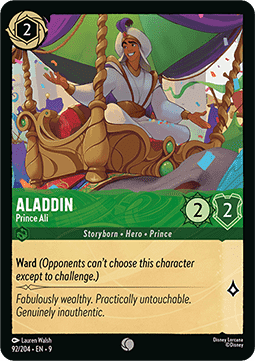 Aladdin - Prinz Ali 9FAB-92 Common Boosterfrisch Deutsch