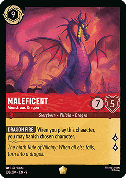 Malefiz - Monströser Drache 9FAB-108 Legendary Near Mint Deutsch