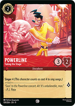 Powerline - Auf der Bühne 9FAB-109 Common Boosterfrisch Deutsch Foil