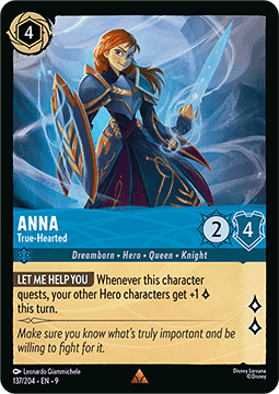 Anna - Wahres Herz 9FAB-137 Rare Boosterfrisch Deutsch Foil