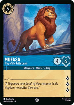 Mufasa - König des Geweihten Landes 9FAB-144 Common Boosterfrisch Deutsch