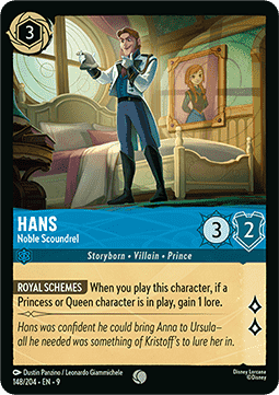 Hans - Adeliger Halunke 9FAB-148 Common Boosterfrisch Deutsch Foil
