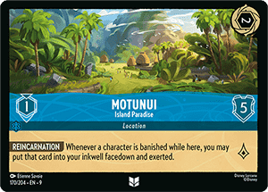 Motunui - Insel-Paradies 9FAB-170 Uncommon Boosterfrisch Deutsch