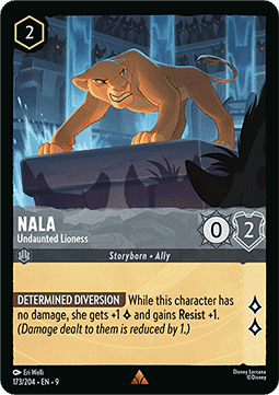 Nala - Unerschrockene Löwin 9FAB-173 Rare Boosterfrisch Deutsch Foil