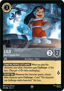 Lilo - Beste Entdeckerin aller Zeiten (V.1) 9FAB-174 Super Rare Boosterfrisch Deutsch
