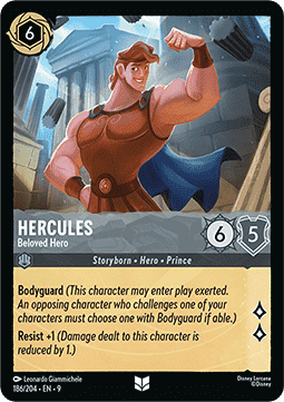 Hercules - Geliebter Held 9FAB-186 Uncommon Boosterfrisch Deutsch Foil