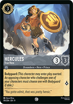Hercules - Wahrer Held 9FAB-191 Common Boosterfrisch Deutsch Foil