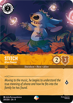 Stitch - Außerirdischer Tanzer (V.2) 9FAB-207 Epic Boosterfrisch Deutsch Foil