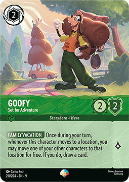Goofy - Bereit für ein Abenteuer (V.2) 9FAB-211 Epic Boosterfrisch Deutsch Foil