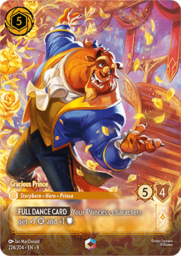 Biest - Anmutiger Prinz (V.2) 9FAB-224 Enchanted Boosterfrisch Deutsch Foil