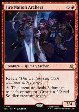 Fire Nation Archers TLE-237 Rare Near Mint Englisch Foil