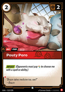 Pouty Poro OGN-013 Common Boosterfrisch Englisch