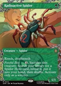 Radioactive Spider XSPM-212 Rare Near Mint Englisch