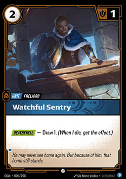 Watchful Sentry OGN-096 Common Boosterfrisch Englisch