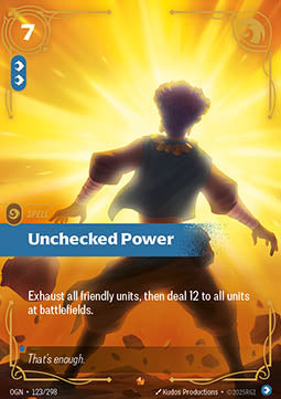 Unchecked Power OGN-123 Epic Near Mint Englisch Foil
