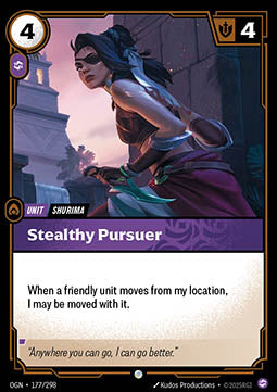 Stealthy Pursuer OGN-177 Common Near Mint Englisch