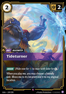 Tideturner OGN-199 Rare Boosterfrisch Englisch Foil