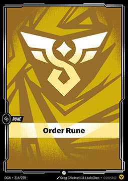 Order Rune OGN-214 Common Boosterfrisch Englisch