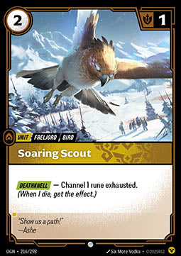 Soaring Scout OGN-216 Common Near Mint Englisch