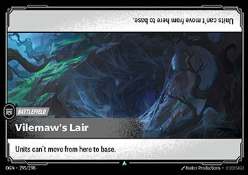 Vilemaw's Lair OGN-295 Uncommon Boosterfrisch Englisch