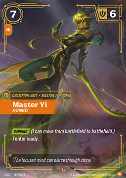 Master Yi, Honed OGS-009 Epic Good Englisch Foil