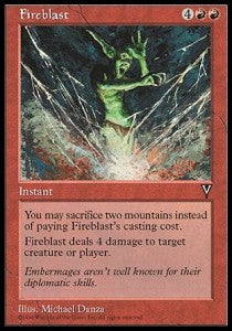 Fireblast VIS- Common Light Played Englisch