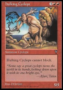Hulking Cyclops VIS- Uncommon Light Played Englisch
