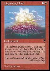 Lightning Cloud VIS- Rare Light Played Englisch