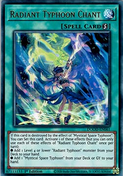 Radiant Typhoon Chant (V.1) DOOD-061 Ultra Rare Near Mint Englisch 1. Auflage
