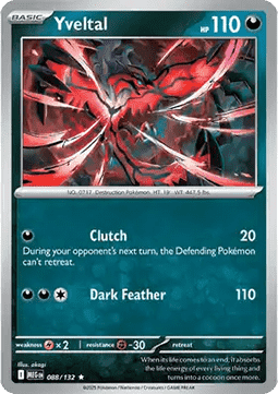 Yveltal MEG-088 Rare Near Mint Deutsch