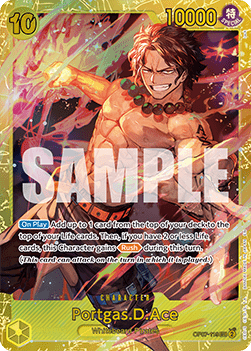 Portgas.D.Ace (OP07-119) PRB02 Secret Rare Near Mint Englisch