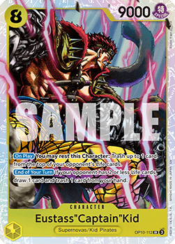 Eustass"Captain"Kid (OP10-112) PRB02 Super Rare Near Mint Englisch