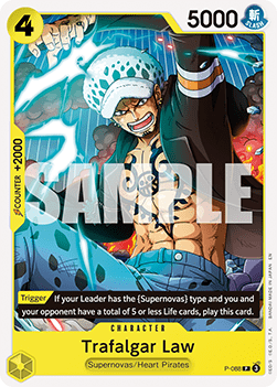Trafalgar Law (P-088) (V.1) PRB02 Promo Boosterfrisch Englisch